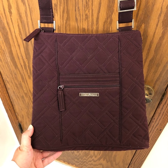 Purple Quilted Vera Bradley Crossbody Bag - Picture 2 of 9